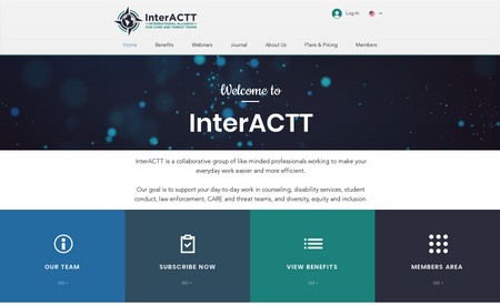 InterACTT: This site was developed and is maintained for InterACTT, a subscription service for behavioral threat assessment and management.