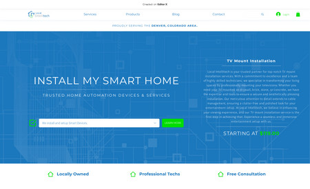 Local Intellitech: Smart Home Tech and Installation is one of the biggest up and coming trends this year. This is an ongoing project, with regular monthly updates from one month to the next, making sure we help our client stay on top of the ever-evolving trends in this industry. We incorporated SEO support and built his website around a targeted SEO strategy to ensure his products and services quickly rank on the Google search engine. 