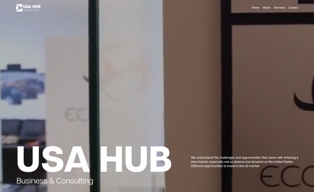 USA HUB: International consulting business, helping investors into complex process of setting up operations, investing, or simply expanding their reach in the US.