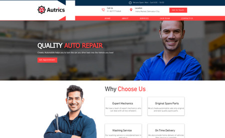 cheekuautomobile: This is a stunning mechanic website