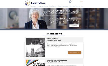 Judith Kolberg: Blog development and affiliate marketing projects. 