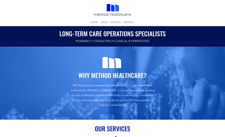 Method Healthcare: Betsy & Rodney, the leaders at Method Healthcare, are redefining what long term healthcare looks like for residents and patients by working closely with the facilities who care for them. They came to us in need of a website to feature their services. This is only the beginning for Method Healthcare!