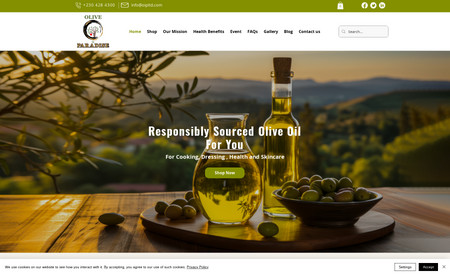 Olive in Paradise: E-Commerce Website

In this project, the best design and functionalities so far I have done for this Wix website. 

Also, the following functionalities are included: Payment method, Product upload, Checkout process, and SEO optimization.