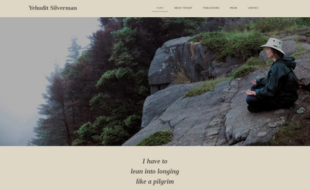 Yehudit Silverman: A website design of a filmmaker.
