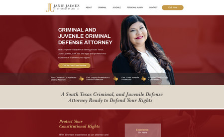 Janie Jaimez, Law: Criminal & Injury Law Attorney. 