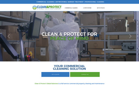 Clean & Protect : Website design, graphic design, copywriting, logo design. UX.