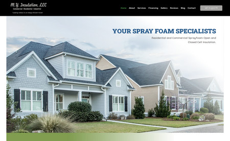 M.Y. Insulation LLC: Brand new site build/migration and detailed SEO services. Currently ranking #1 in all target areas!