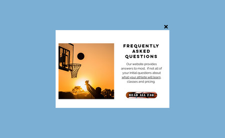 AlevelUp Basketball: This was a full rebrand and overhaul of his old site. Client already had his logo and brand colors, I created content videos in Canva. We will be working on a full back end overhaul and moving him to wix for 100% of his registration/crm/automations needs. Ben has been a long time client of mine and we have worked on a few projects together.