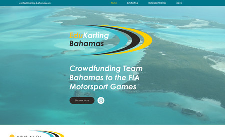 EduKarting Bahamas: Completely built from scratch for the world's smallest motorsport governing body, Bahamas Motor Sport Association.