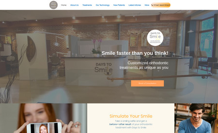 Days to Smile | San Francisco Orthodontist: My Task for this website was -
1) SEO Audit
2) SEO Bug Fix On-Page SEO, Off-page SEO, Technical SEO
3) One-Time SEO Setup
4) Website Speed Optimization
5) Fixing Mobile View

This client is generating over 1000+ visitors per month easily via organic traffic.