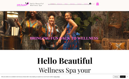 Hellobeautiful: This website is for a women's wellness business.