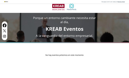 Kreab Eventos: Diseño y desarrollo de la plataforma completa. Gestión de eventos, flujos de trabajo y automatizaciones.