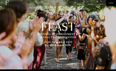 Feast Unlimited: Site design and set up complex event hosting for a major annual festival.