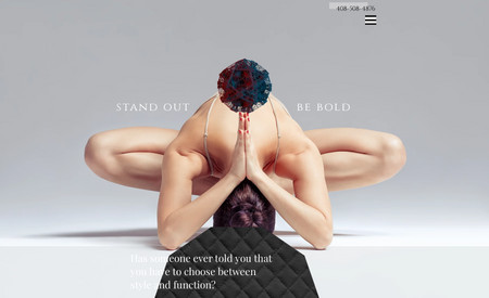 A&Y Designs : This is our own site. We decided to really set ourselves apart from other web designers by embodying our own credo. STAND OUT - BE BOLD.  Beauty, Art and Business is who we are and what we do. 