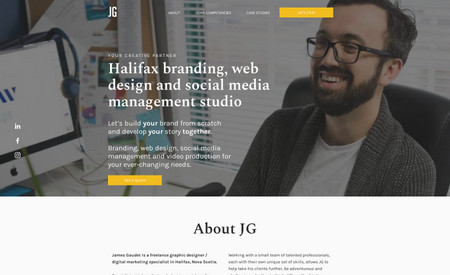 JG Graphic Design: My own website!