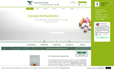 Farmacia Tucán: Farmacia en Madrid con venta online de su propia marca de productos.