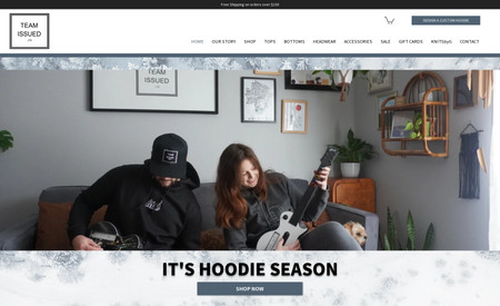 Team Issued: Team Issued Ltd is clothing retailer based on Winnipeg, Manitoba. They needed help revamping their e-commerce website to improve their customer experience. 