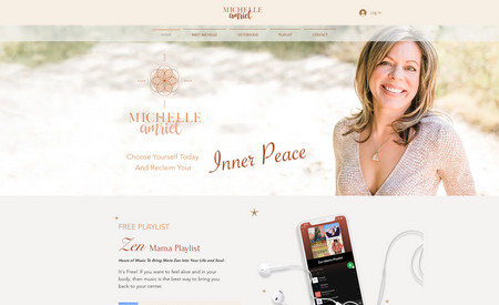 Michelle Amriel: Custom Branding/ Logo Design, Custom Website