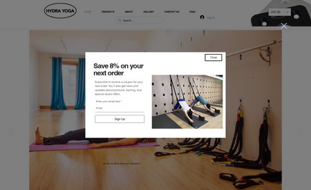 Hydra-Yoga.com: I designed this beautiful, responsive and functional eCommerce website from scratch till launch. 