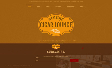 Orange Cigar & More: Fully Designed by Santos Torres Inc. We also completed all SEO writing and designed the logo.