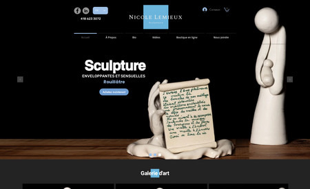 Nicole Lemieux Sculpture: Site vitrine présentant les oeuvres de l'artiste sculpteure Nicole Lemieux de Québec