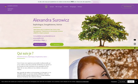 Alexandra Surowicz: Relooking complet du site, plus référencement local