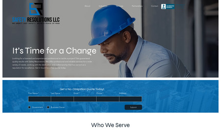 Safety Resolution : We created their website.
