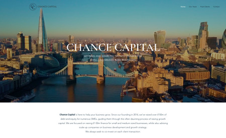 Chance Capital : Chance Capital is a corporate advisory firm that assists early stage (pre IPO) private companies with their capital raising requirements.