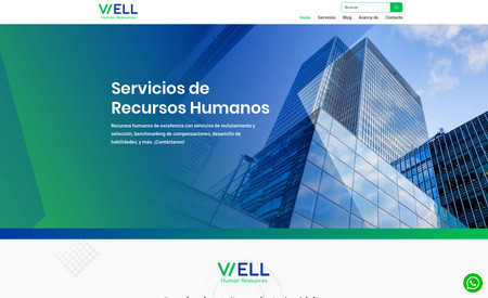 Well Human Resources: Sitio corporativo