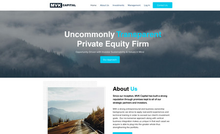 MVK Capital : Private equity firm website
