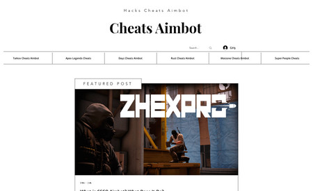 Cheats Aimbot: Web site yapımı ve ileri düzey SEO çalışması