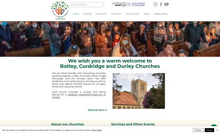 BCD Churches: Designed and built a new site for this group of churches to feature latest news, services and sources of information.