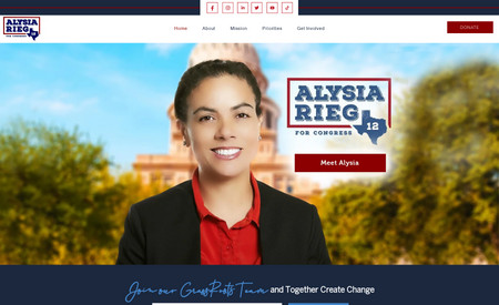 Alysia Rieg: Alysia Rieg for the U.S. House of Representatives, 12th District of Texas. Campaign Site