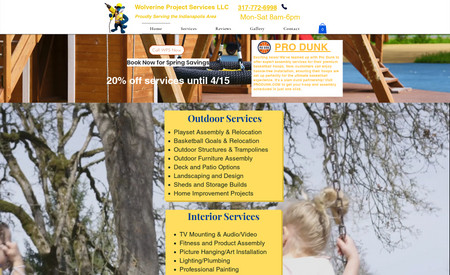 WPS of Indy: Web Design & Development for a handyman business located in Indianapolis, IN