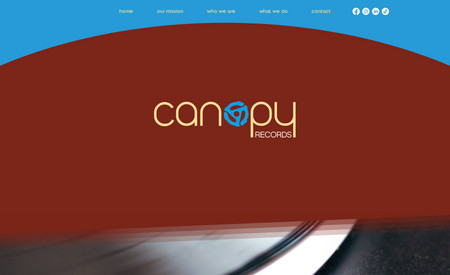 Canopy Records: Website Design & Branding
