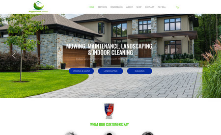 Happy Green Services: A mowing and landscape company needed a professional website and new customers. HGS has hundreds of new clients and averages around 10-15 new customer leads per month year round, with spikes in the spring and summer. They&amp;amp;amp;#39;ve added thousands in revenue to their business with their new website!