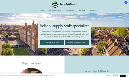 Supply and Teach: Monthly SEO support