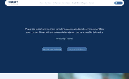 Mindset Consulting: Wix Studio Site using Wix Programs for online courses. This business trains financial advisors and the courses we set up offer CE credits for that industry. Super cool business!