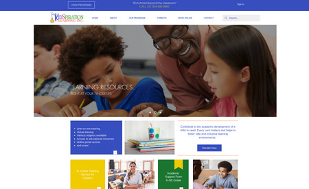 Kidspiration Learning: Clients can seamlessly book private academic tutoring sessions led by experienced teachers, and other academic advisors. The non-profit has seen a major boost in traffic and credits the user-friendly booking system for their high conversions.