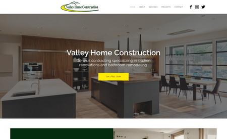 Valley Construction: Website migration and redesign to improve customer user experience, provide better online presence and SEO services to get found online. 
