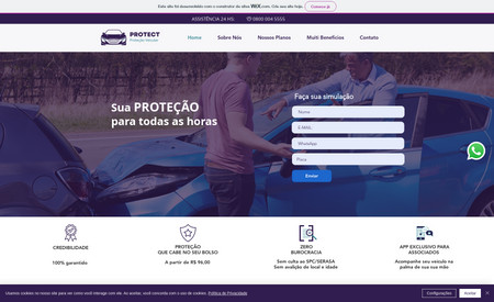 Protect: Site de seguro autos 