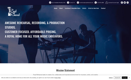 Royal Rehearsal: This website has been migrated from WordPress to Wix and has been redesigned.