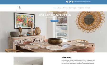 The Soham Group LLC: This website is belongs to my client that is from USA. He was very satisfied with my work.