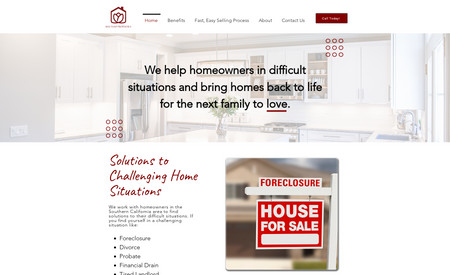 Red Tulip Homes: Website Design and Build