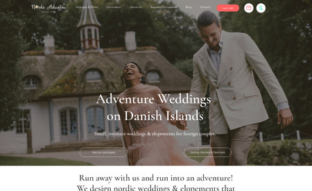 Adventure Weddings: Worked on Seo and brought the client to the first page.
Built dynamic pages she had 99 pages
brought down her to 22
