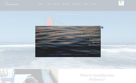 The Nordic Mermaid: A custom website that was a year in the making!