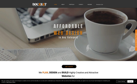 BOCANAT: Web design services in Boca Raton, Florida.
