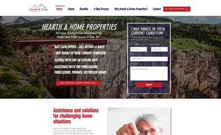 Hearth & Home Prop: Website Design and Build