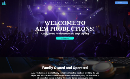 AEM Productions: Quality Sound Reinforcement and Stage Lighting