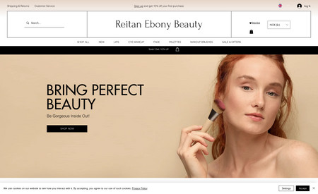 Reitan Ebony Beauty: Redesigned the site
